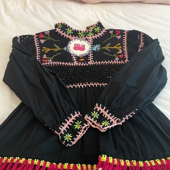 NWT CeliaB Scarlett Mixed Media Dress - Picture 11 of 12